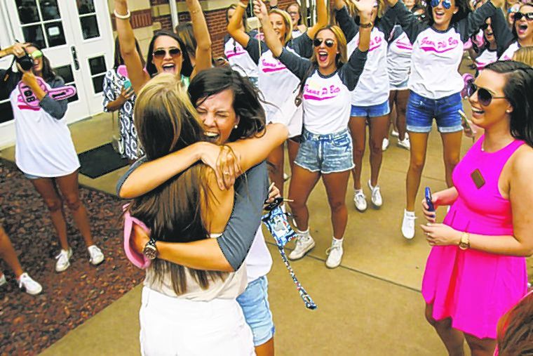 Auburn University bid day 2015